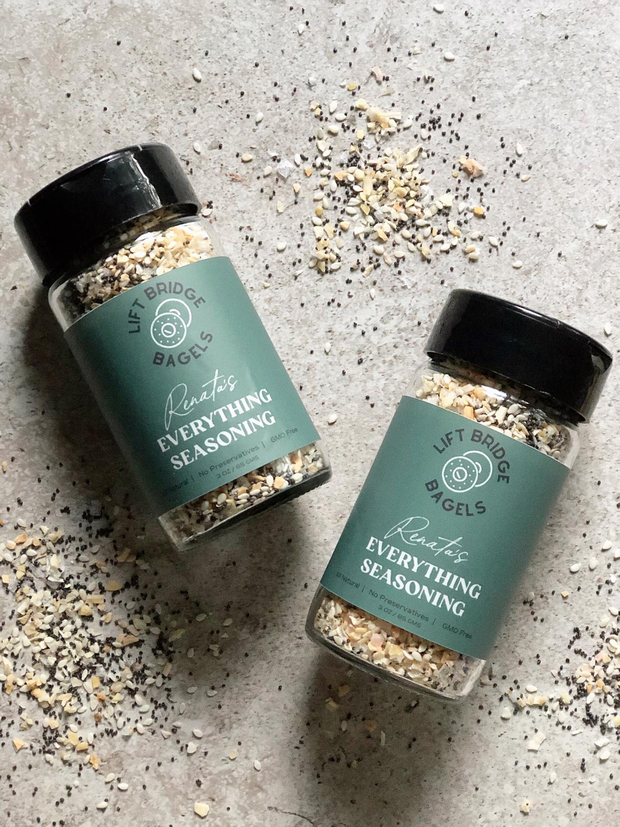 bagel seasoning everything but the bagel locally handmade organic ingredients